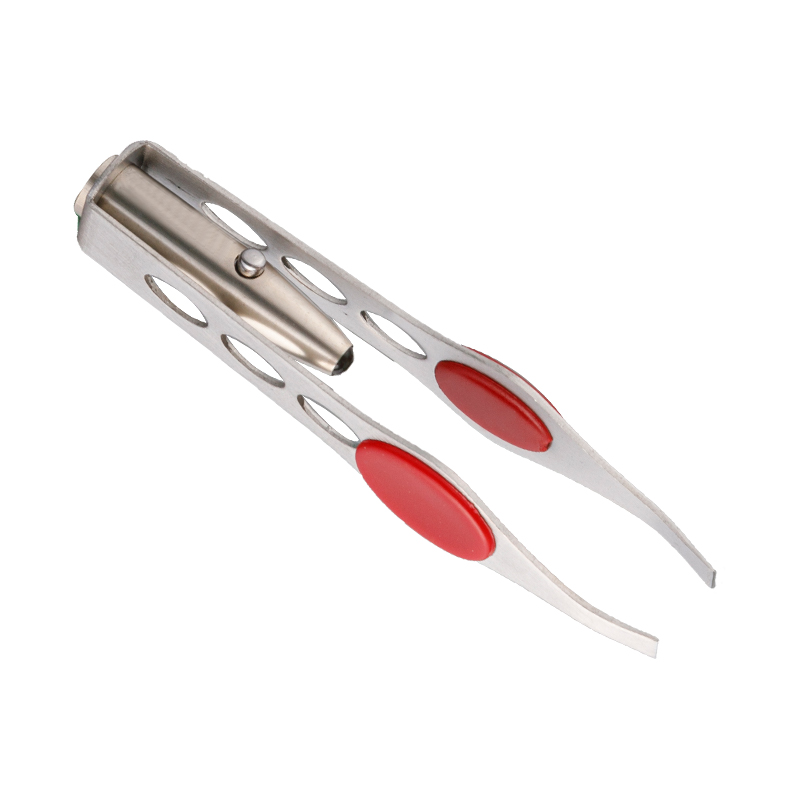 LED আলো OH-E04 সঙ্গে ভ্রু ছাঁটা জন্য Tweezers